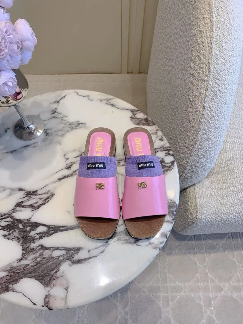 RelaxedFit Miu Miu Sandals 15489