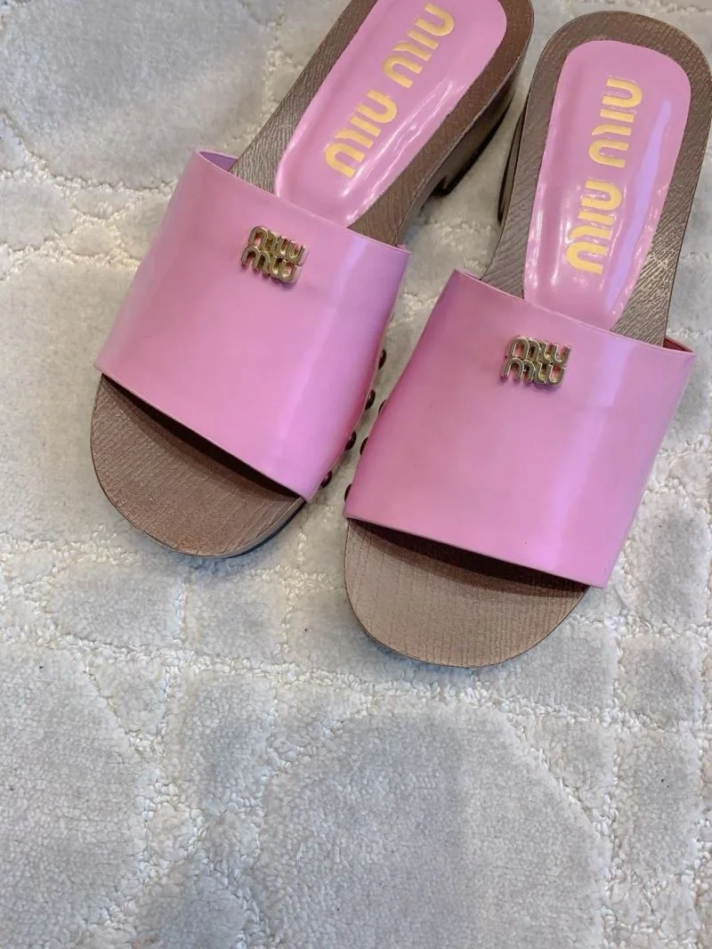 RelaxedFit Miu Miu Sandals 15489