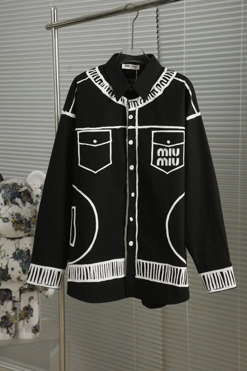 Miu Miu Shirts Elegant 164064