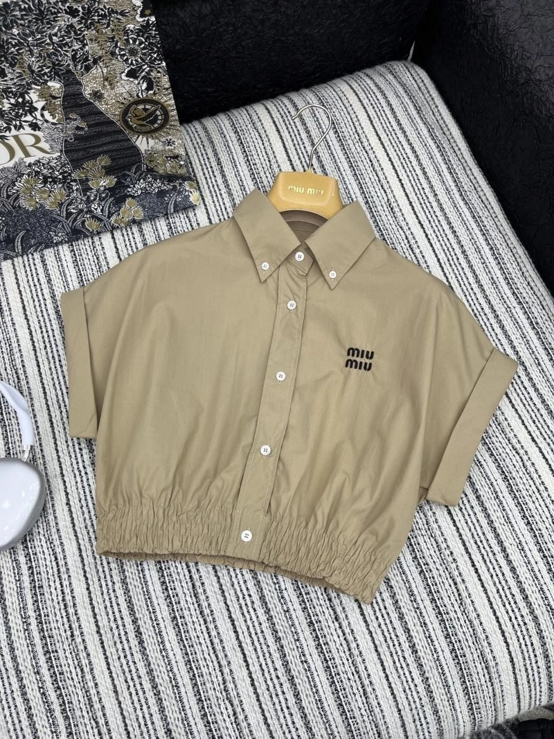 Miu Miu Shirts Stretchable 151179