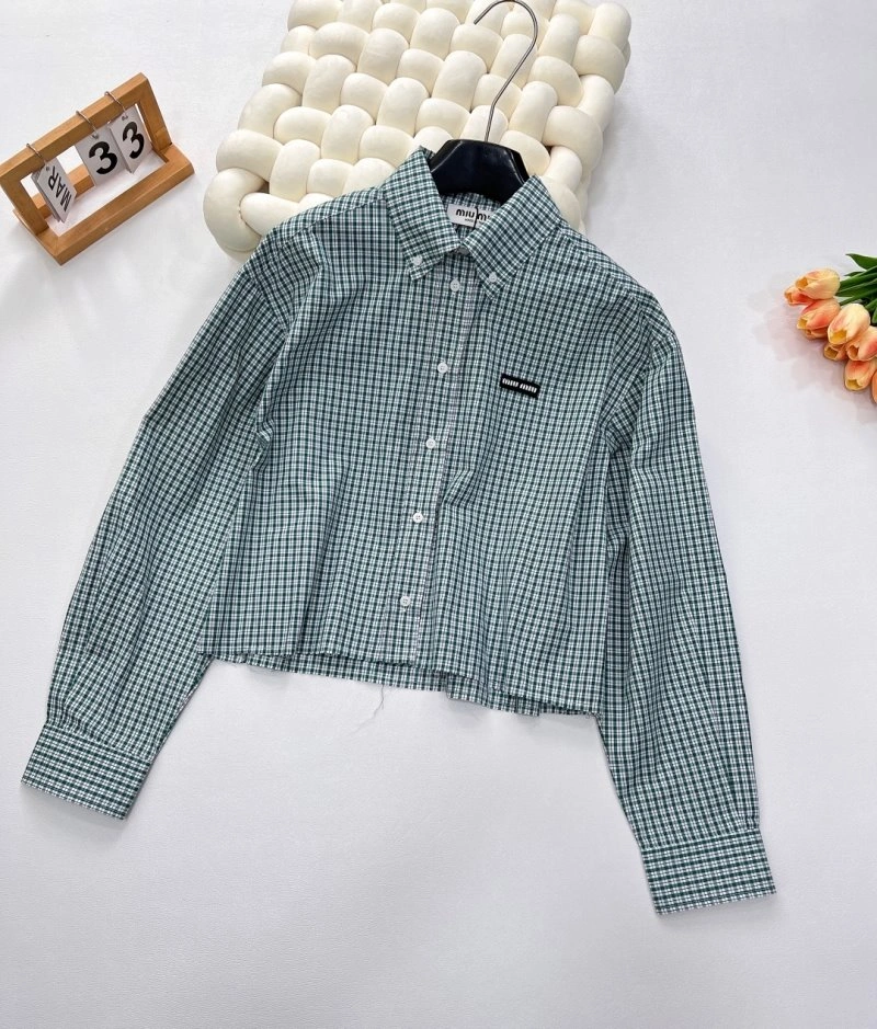 Miu Miu Shirts Breathable 148765