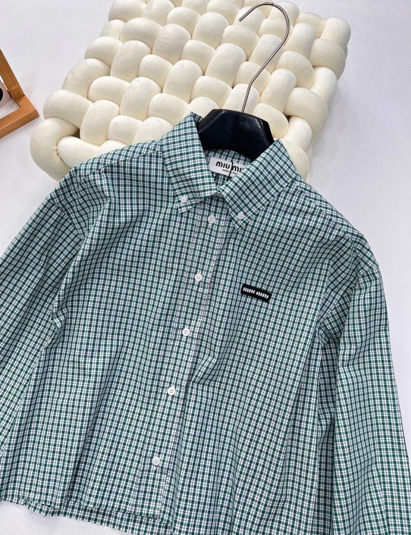 Miu Miu Shirts Breathable 148765