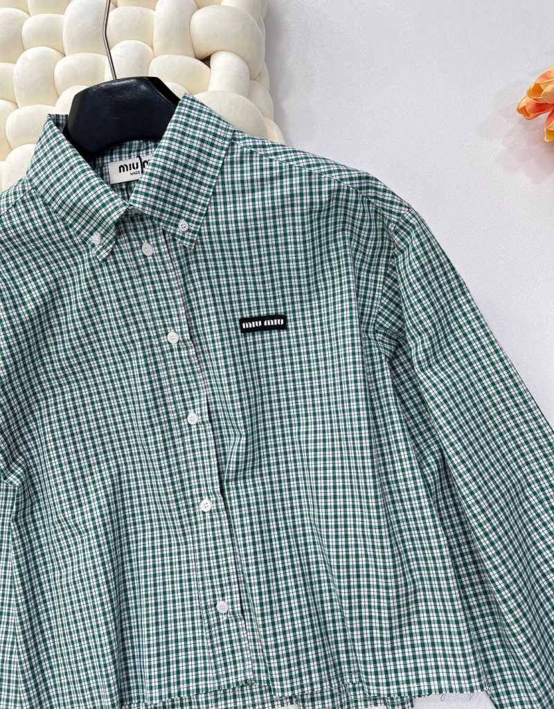 Miu Miu Shirts Breathable 148765