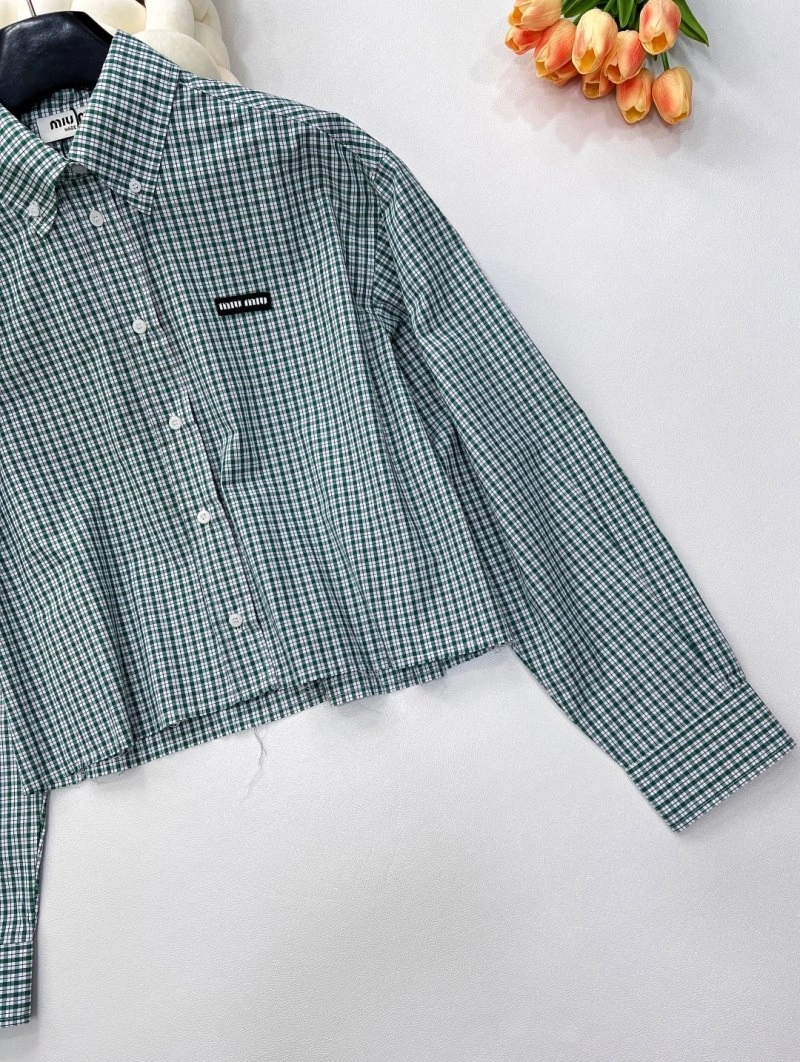Miu Miu Shirts Breathable 148765
