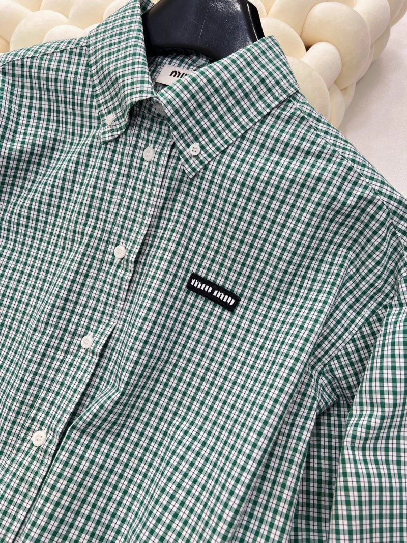 Miu Miu Shirts Breathable 148765