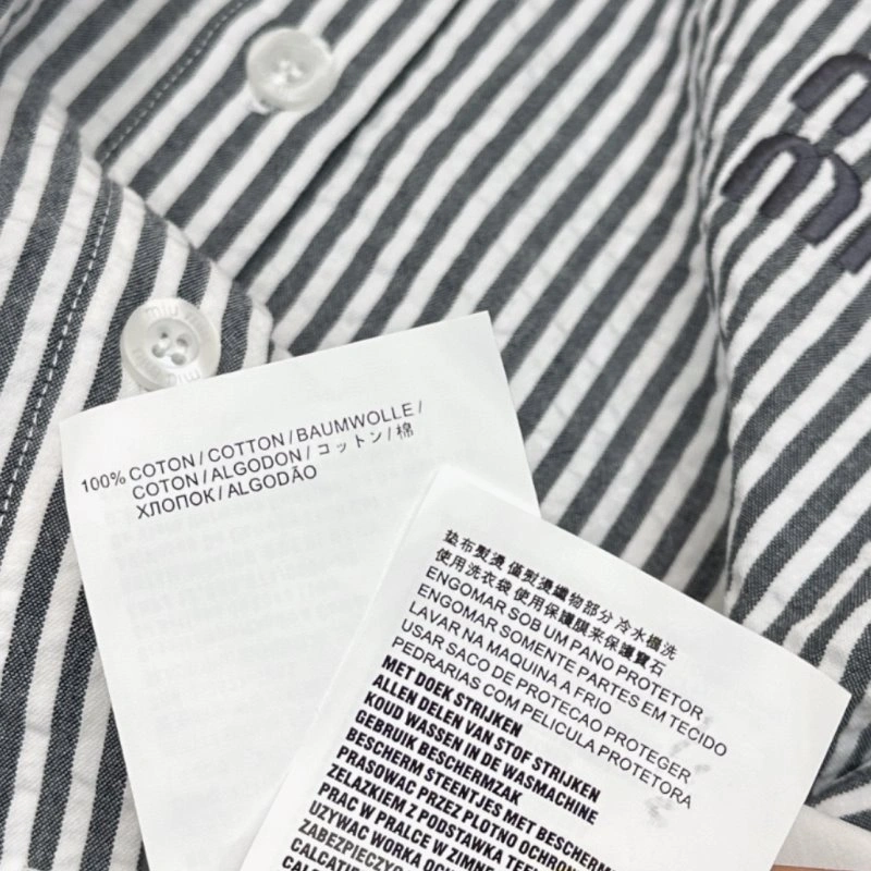 Miu Miu Shirts Stylish 154500