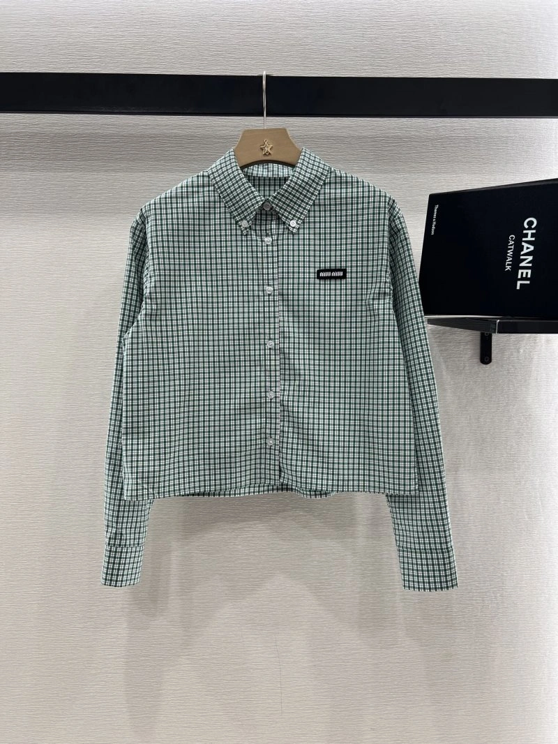 Miu Miu Shirts Breathable 154484