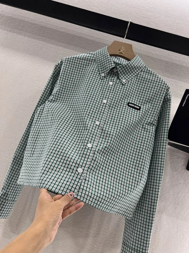 Miu Miu Shirts Breathable 154484