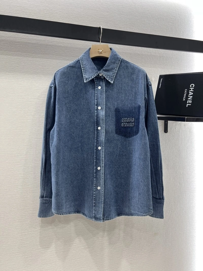 Miu Miu Shirts Elegant 154466