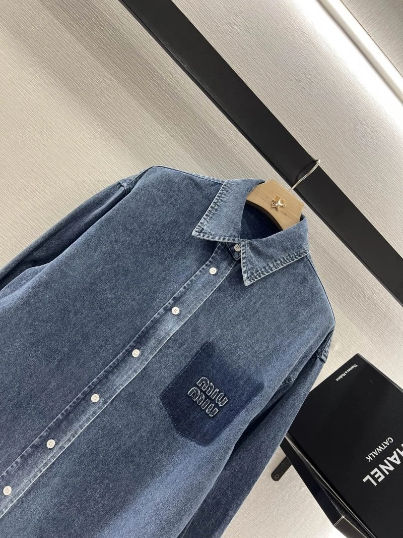 Miu Miu Shirts Elegant 154466