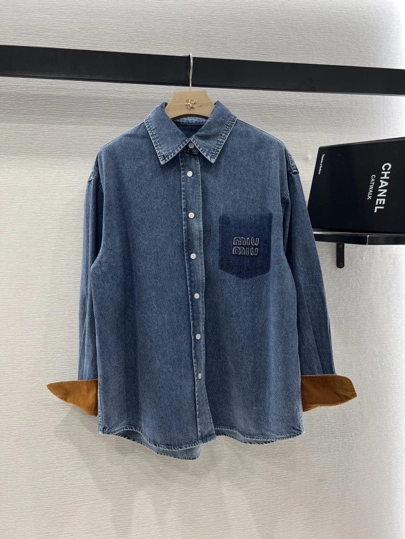 Miu Miu Shirts Elegant 154466