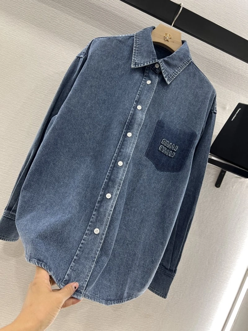 Miu Miu Shirts Elegant 154466