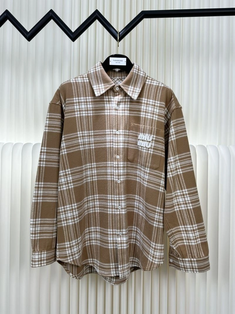 Miu Miu Shirts SmoothTexture 158237