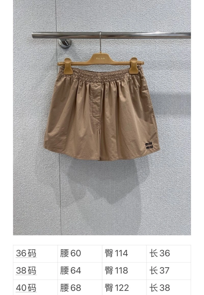 Miu Miu Short Pants Casual 156405