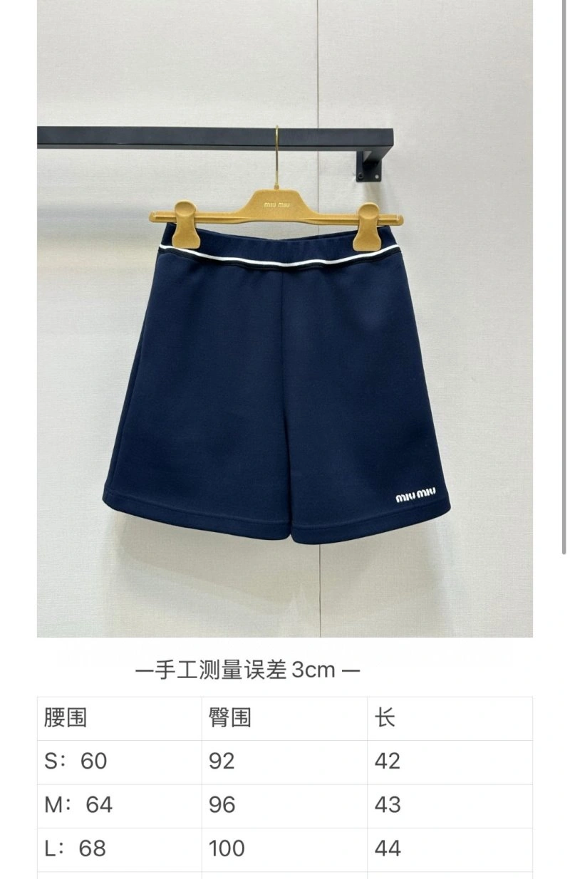Miu Miu Short Pants Durable 148698