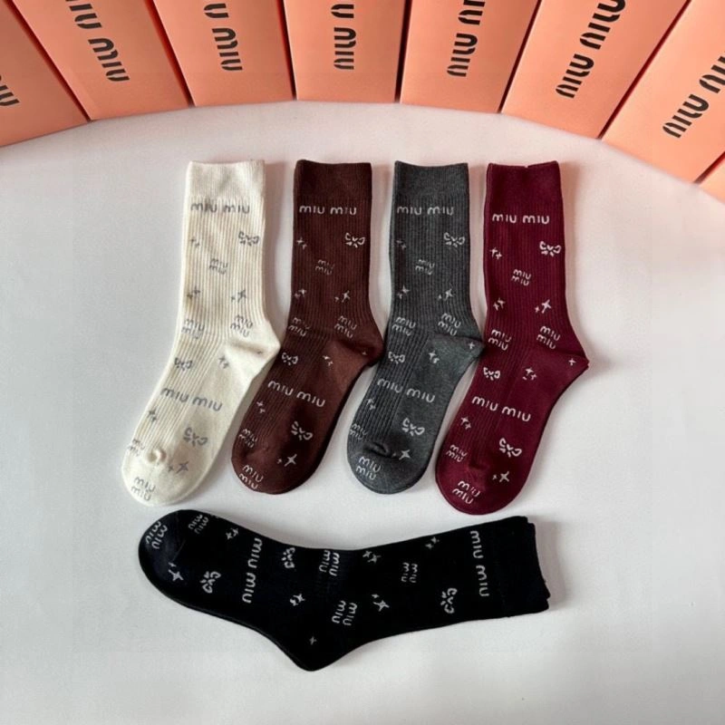Minimalist Miu Miu Socks 273529