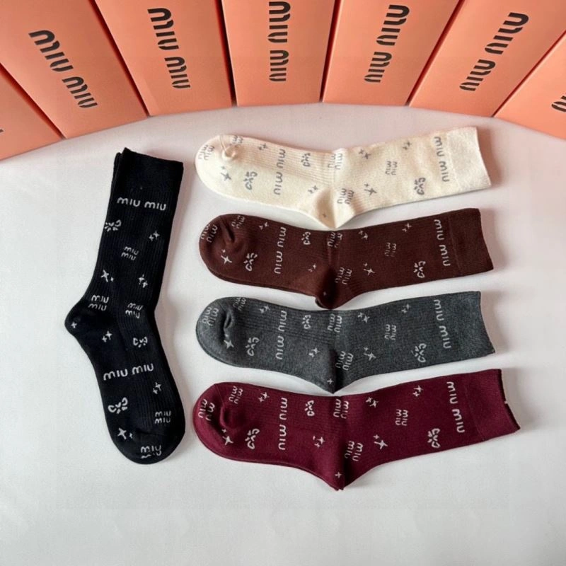 Minimalist Miu Miu Socks 273529