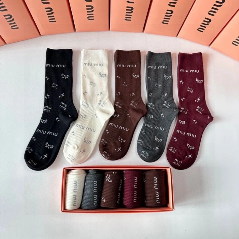 Minimalist Miu Miu Socks 273529