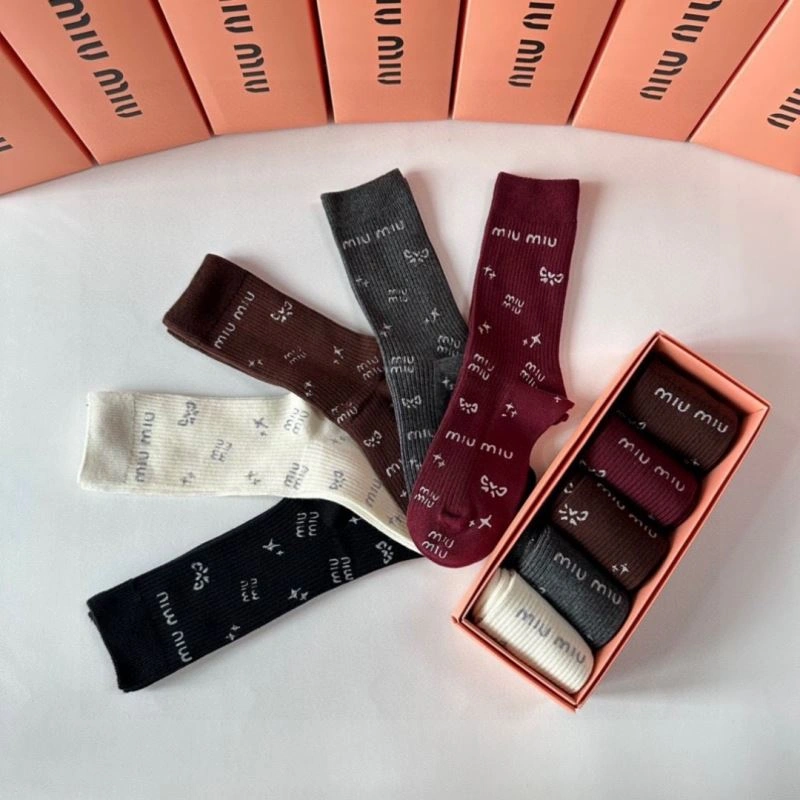 Minimalist Miu Miu Socks 273529