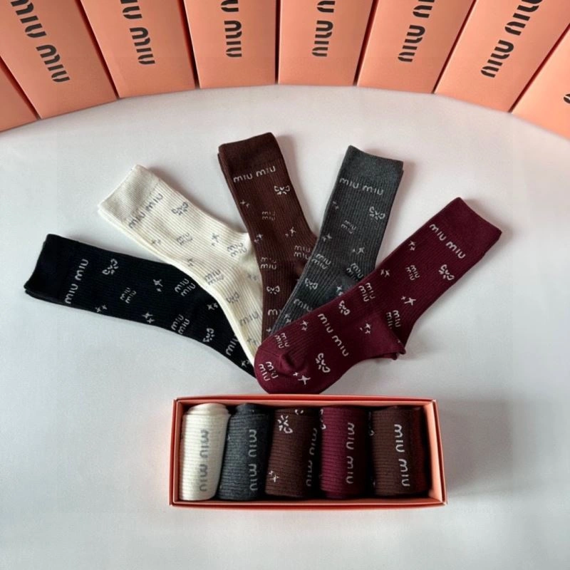 Minimalist Miu Miu Socks 273529