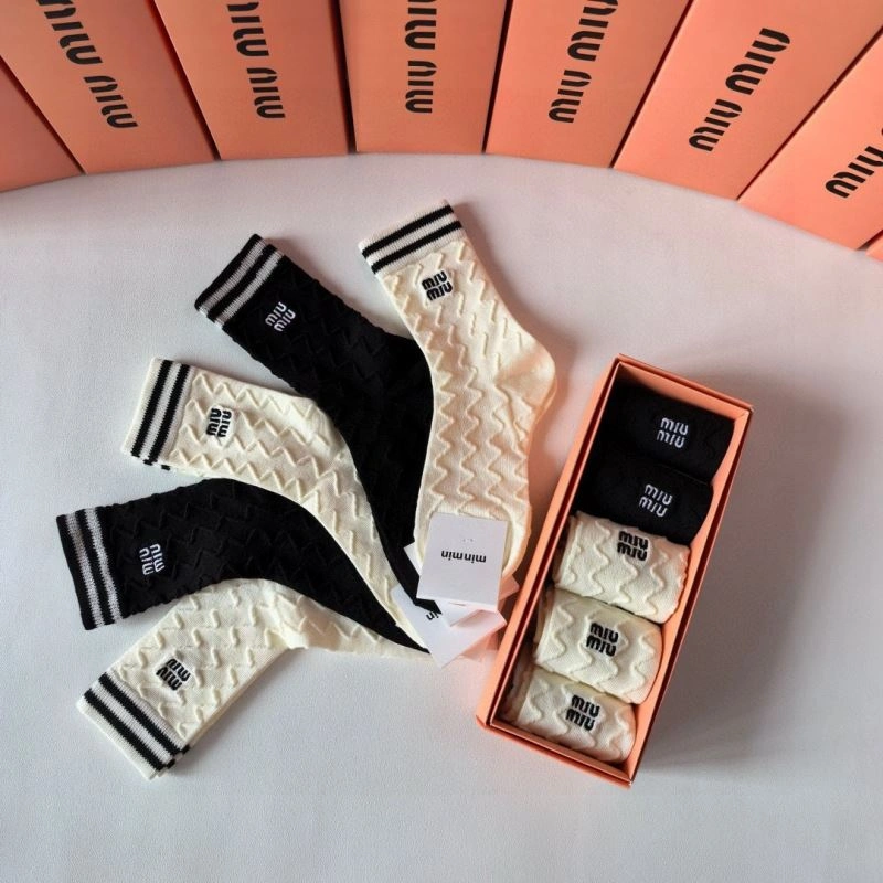 Effortless Miu Miu Socks 273495