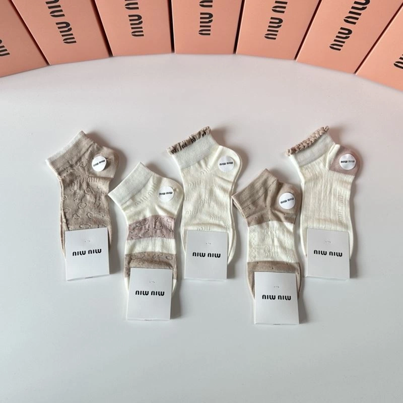 Breathable Miu Miu Socks 273487