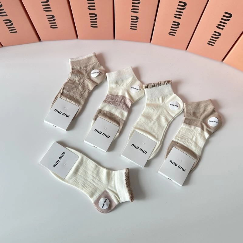 Breathable Miu Miu Socks 273487