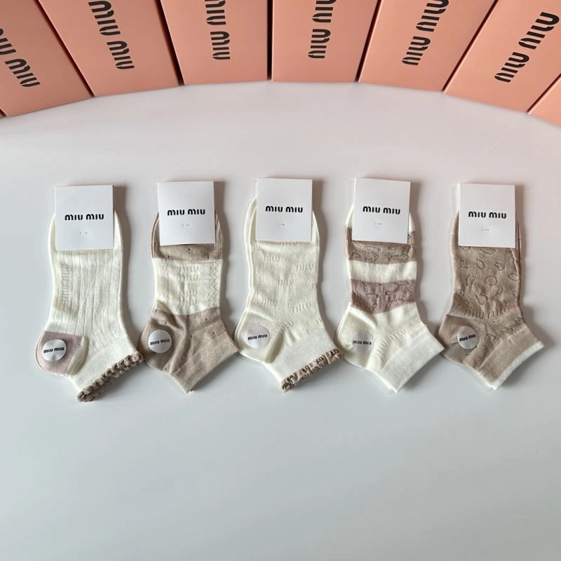 Breathable Miu Miu Socks 273487