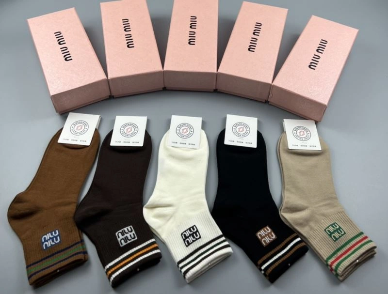 RelaxedFit Miu Miu Socks 274588
