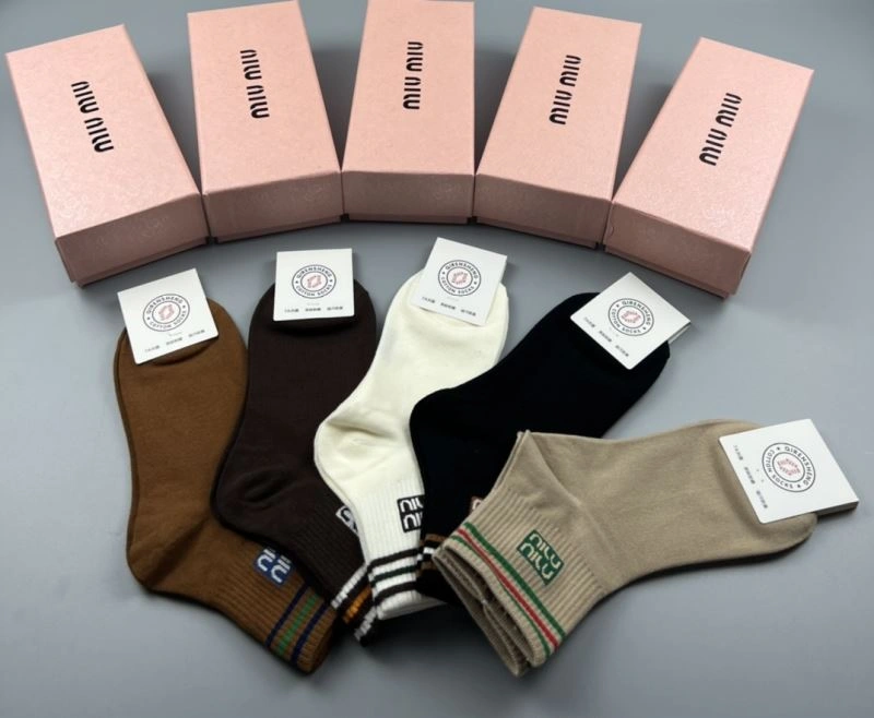 RelaxedFit Miu Miu Socks 274588