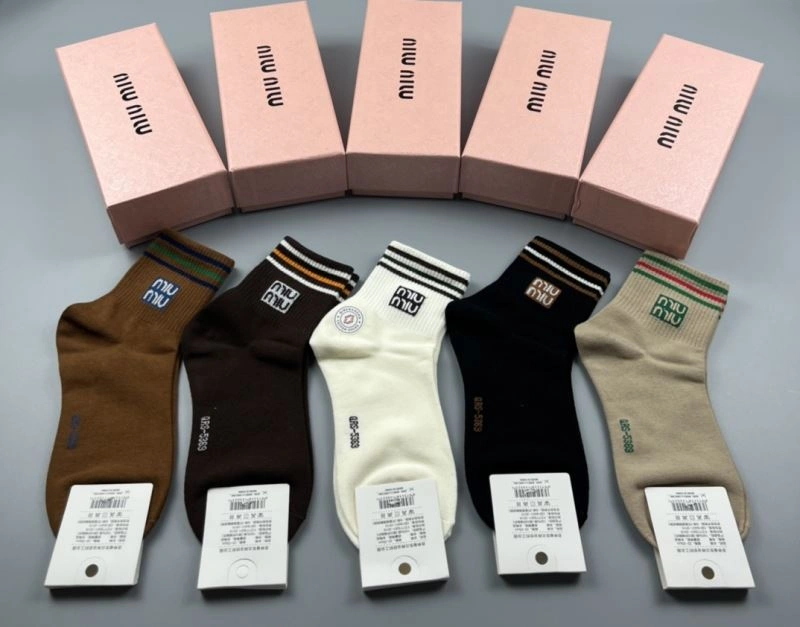 RelaxedFit Miu Miu Socks 274588