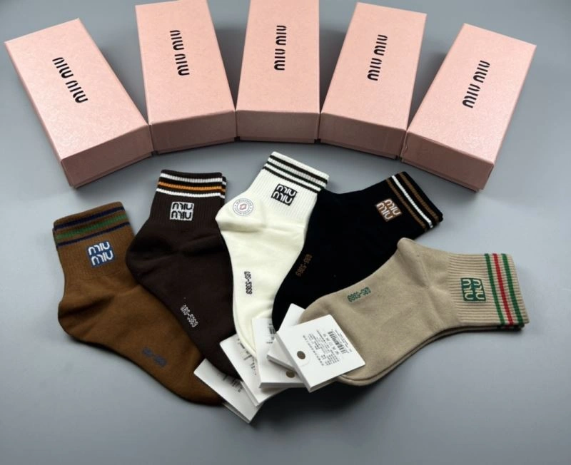 RelaxedFit Miu Miu Socks 274588