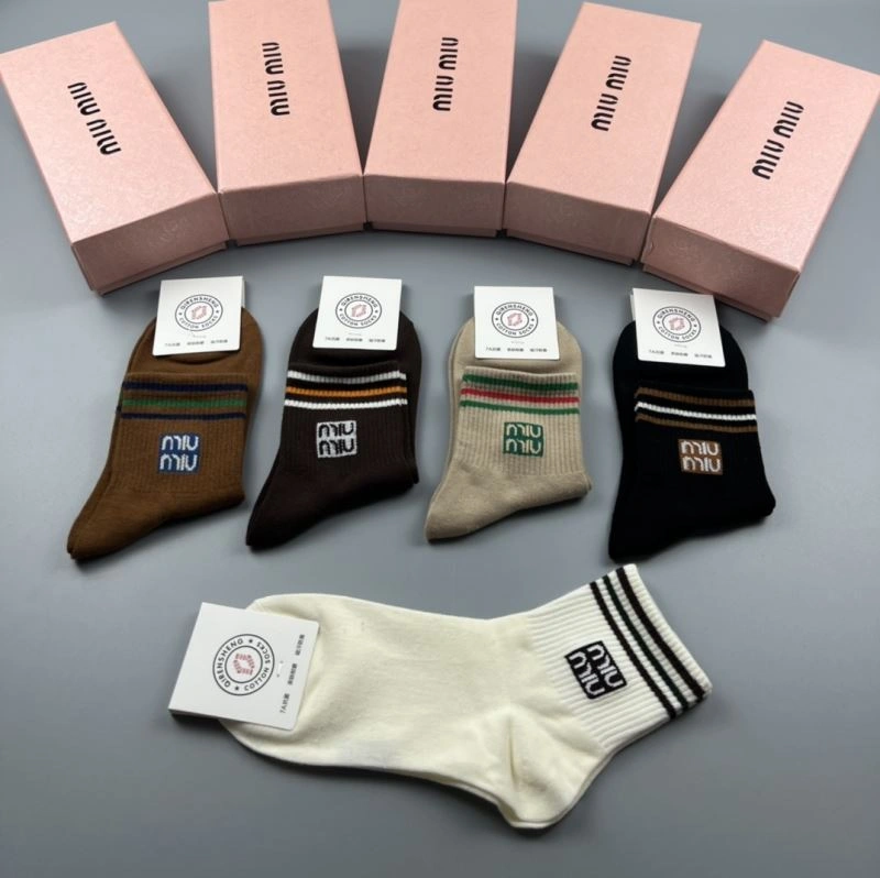 RelaxedFit Miu Miu Socks 274588