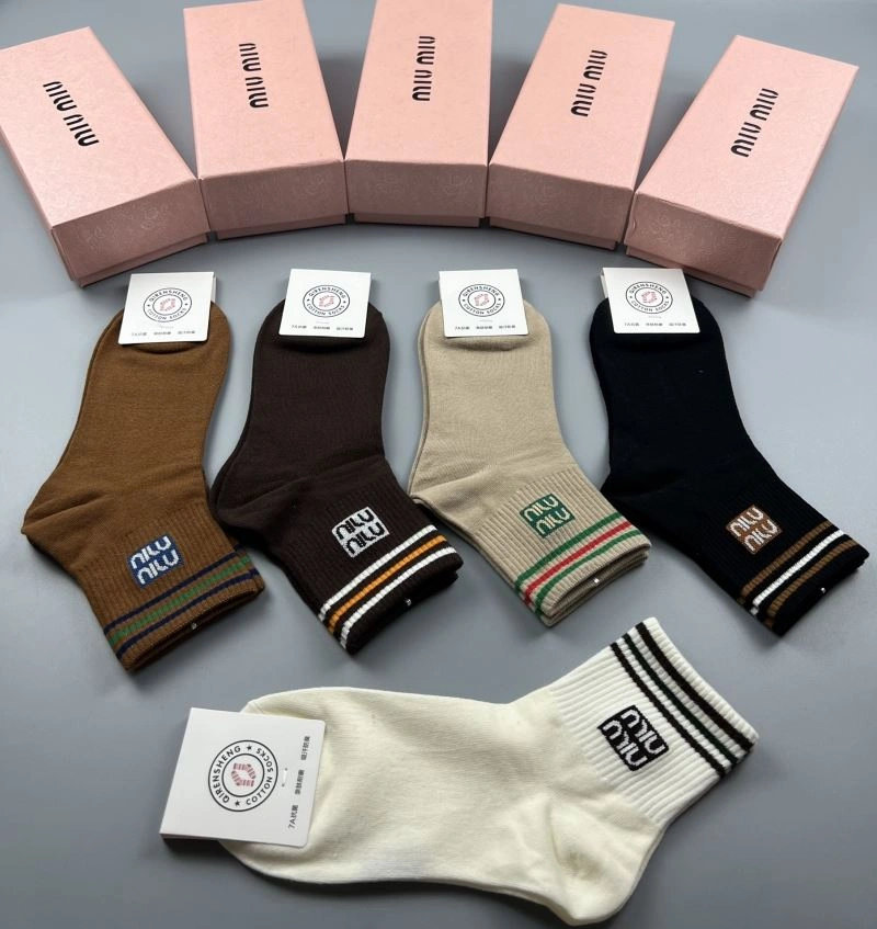 RelaxedFit Miu Miu Socks 274588