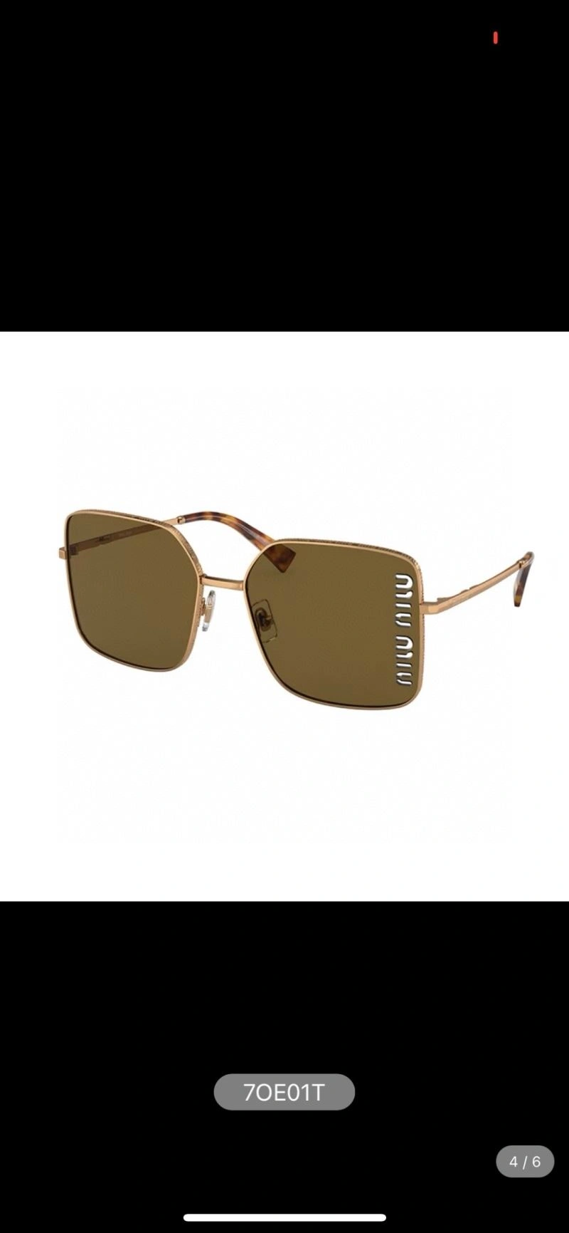 Miu Miu Sunglasses Breathable 281601