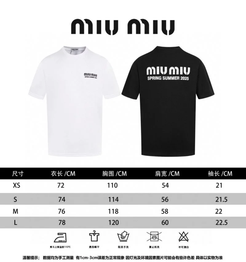 Miu Miu T-Shirts StreetReady 163564