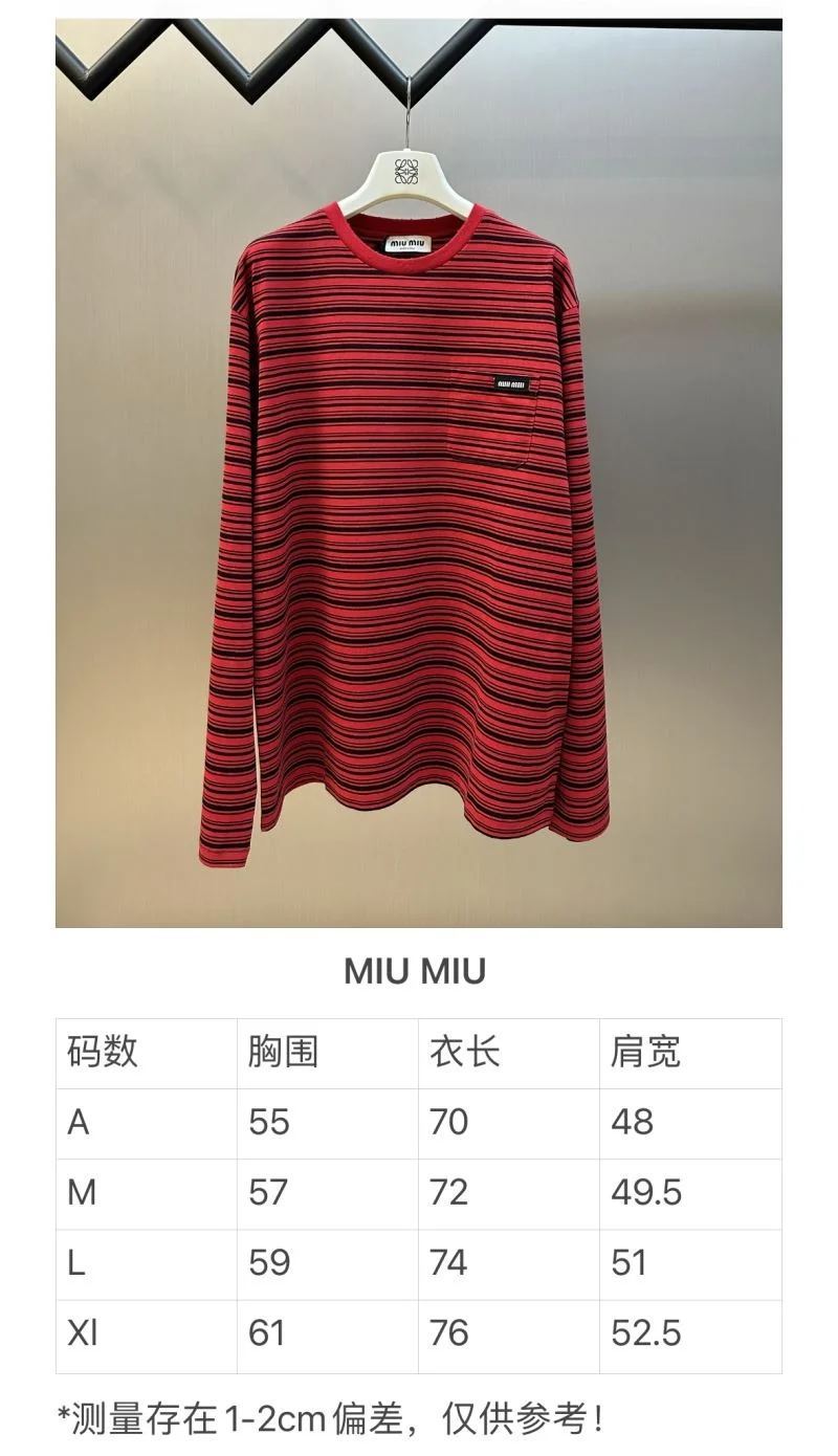Modern Miu Miu T-Shirts 163546
