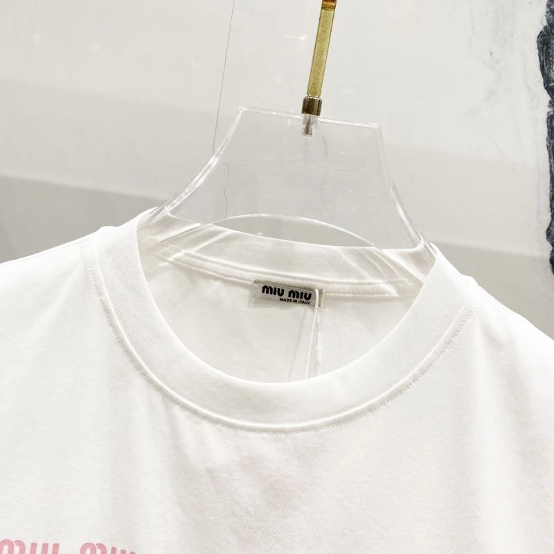 Miu Miu T-Shirts Durable 162456