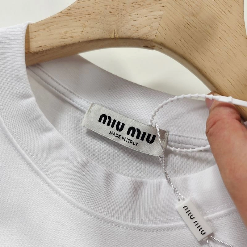 ComfortFit Miu Miu T-Shirts 162448
