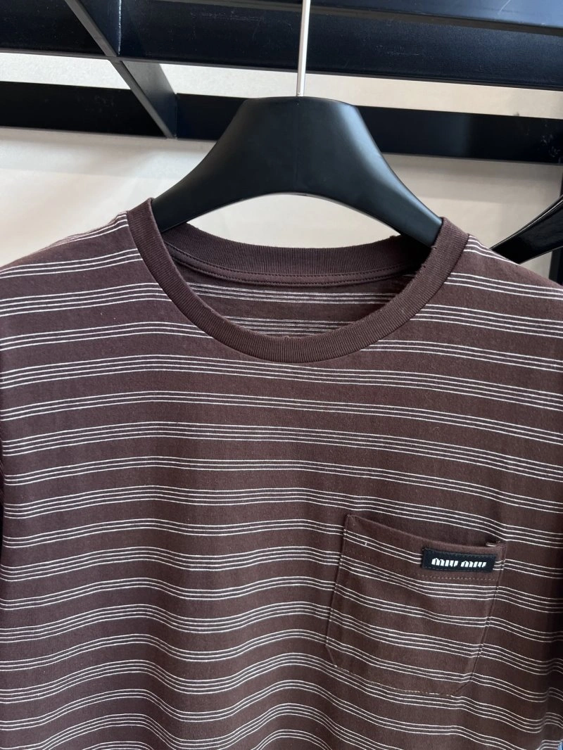 Miu Miu T-Shirts SmoothTexture 151140