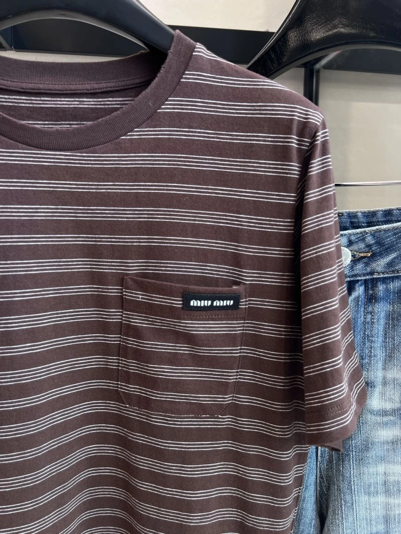 Miu Miu T-Shirts SmoothTexture 151140