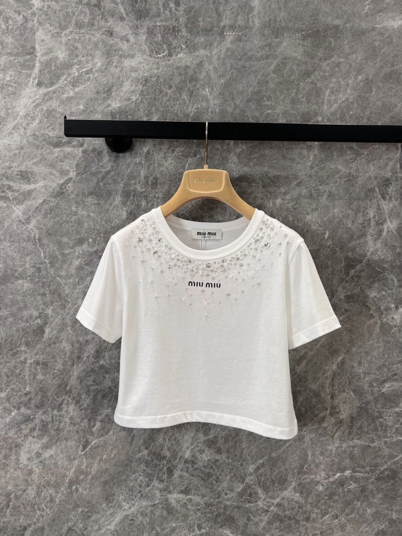 Miu Miu T-Shirts Popular 151060