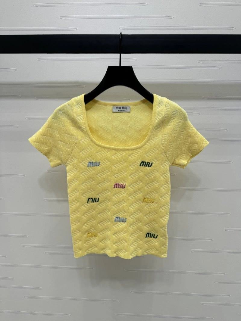 Miu Miu T-Shirts Functional 156228