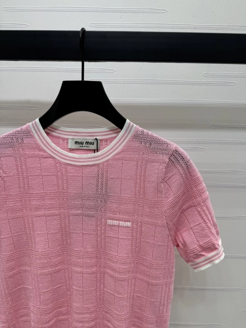 Breathable Miu Miu T-Shirts 156225