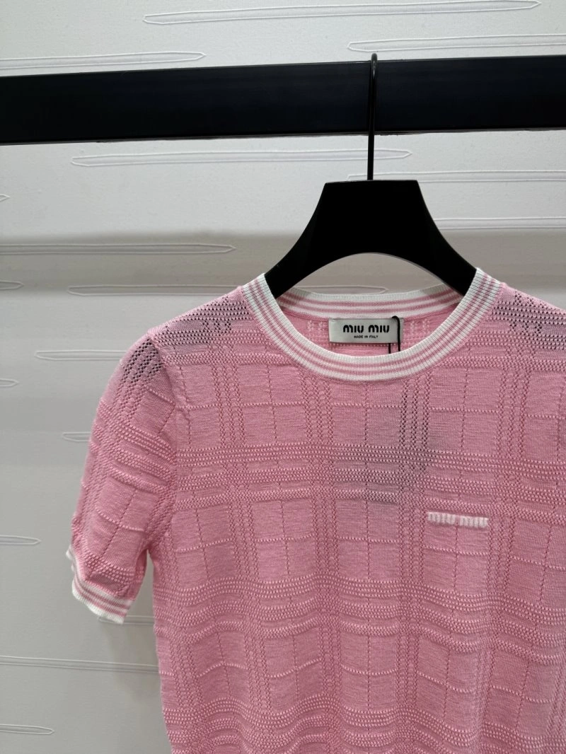 Breathable Miu Miu T-Shirts 156225