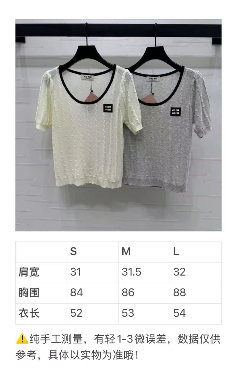 Sleek Miu Miu T-Shirts 156216
