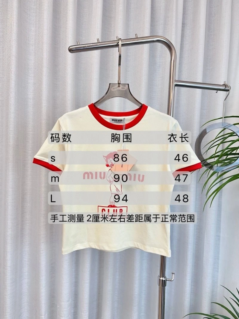 Miu Miu T-Shirts Modern 156203