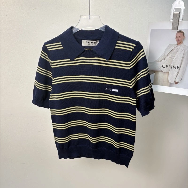 Miu Miu T-Shirts Durable 156195
