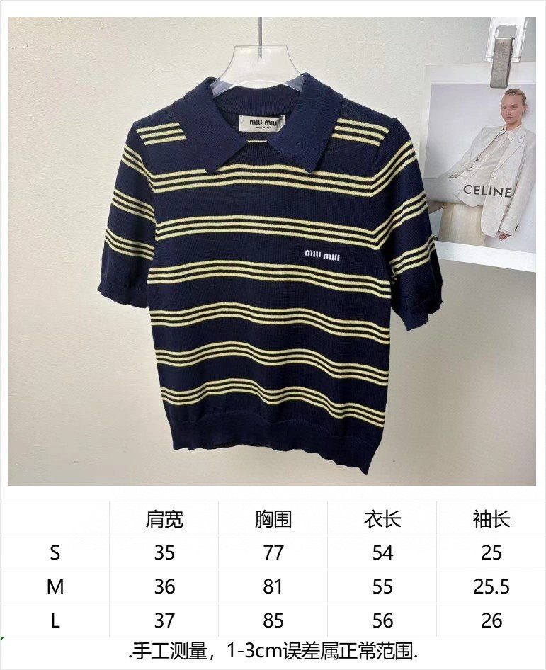 Miu Miu T-Shirts Durable 156195