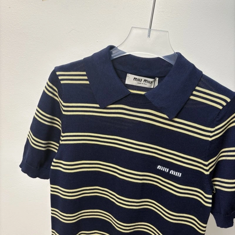 Miu Miu T-Shirts Durable 156195